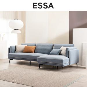 [에싸] 오세르 4인 반카우치형 카시미라 패브릭 소파