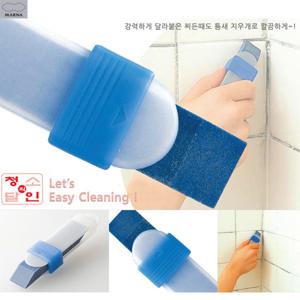 일본[마나]/청소의달인-틈새 지우개/하드타입/욕실타일 줄눈청소