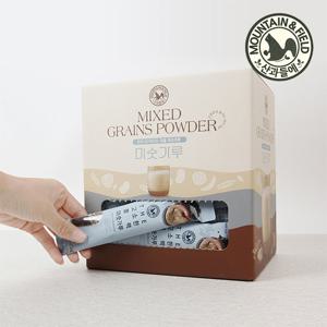 [산과들에] 검은콩담은 블랙미숫가루스틱 50봉 박스