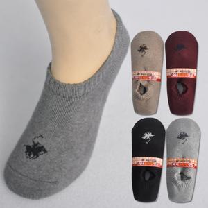 비버리힐스 폴로클럽 통파일 로고 캐릭터 덧신 여성양말 5족