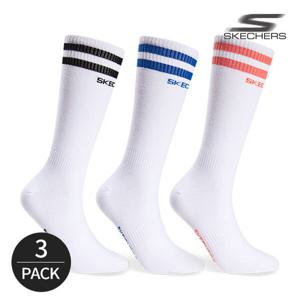 [스케쳐스]스케쳐스 여성 탑 투라인 센터로고 하이 크루삭스 3P_