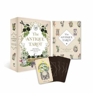앤티크 타로 카드   타로 리딩 가이드북 & 타로 카드 세트 박스 패키지