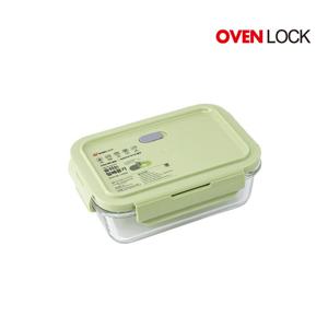 오븐락 내열유리 전자레인지 오븐 밀폐용기 직사각 570ml