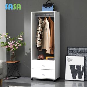 사사가구 브릭스 행거 서랍옷장 수납장 600