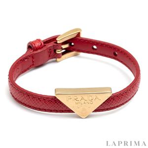 [PRADA] 프라다 사피아노 삼각로고 브레이슬릿 1IB341-053-F068Z