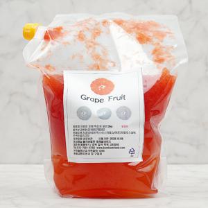 수제청 자몽청 1kg 알갱이x2