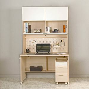 [에보니아] 킹스 전면수납 조명책상1200 3단서랍장포함 [수도권