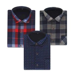 [필골드] 잭오브캠브리지 기모 패턴 남방셔츠 3종세트 FX690