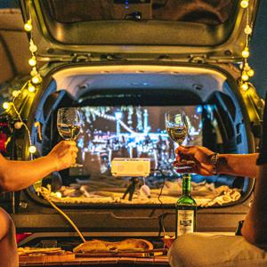 조이코스 차박 스크린 60인치 JB-S60W (+스크린 전용가방)