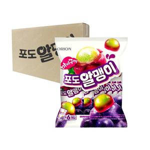 오리온 마이구미포도알맹이 6p 216gx12 무