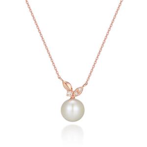 [가네시]18K 볼리타카르마 진주목걸이