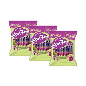 오리온 마이구미6p 포도 259.2g x 3개 / 대용량 젤리 간식거리