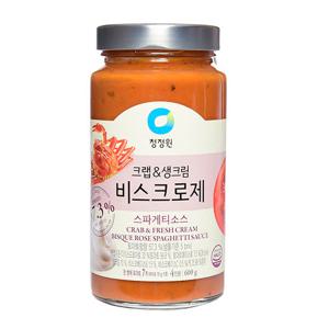 청정원 비스크 로제 스파게티소스600g