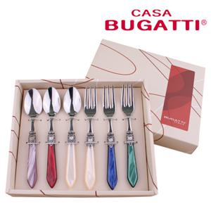 [부가티]옥스포드 커피스픈 & 케익포크 6P 세트 (박스포장)