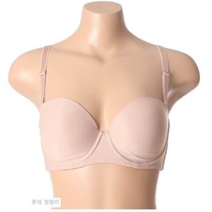 [비비안(언더웨어)]끈없이 착용하는 쉘브라 몰드 브래지어반컵BR366A