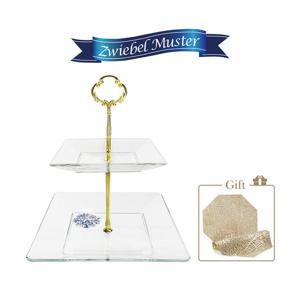 쯔비벨무스터 이태리 G피에몬떼 2단 케익접시세트