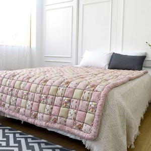 순면 체리빌 패치 쿠션 토퍼겸 러그 (가로60 세로170)