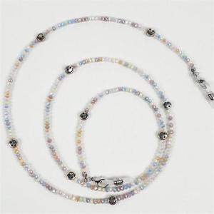 데일리스마일(daily smile) 3way 스트랩 비즈 마스크줄 안경줄 스마일 레인보우 목걸이줄