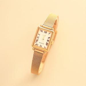 [로이드][GB] 어썸스퀘어 소프트 클래식 로즈골드 메쉬시계 LL2G21200XGG