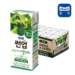썬업 과일야채샐러드그린 200ML 24팩
