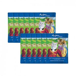 [12개세트] 오쥬 바이 로우즈 참치&고등어 파우치 69g 고양이 사료