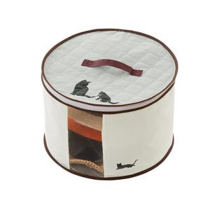 [일본아이디어쇼]  뉴 숯 투명 모자보관함