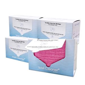 365일 뽑아쓰는 수세미120매(30매x4곽)/위생수세미