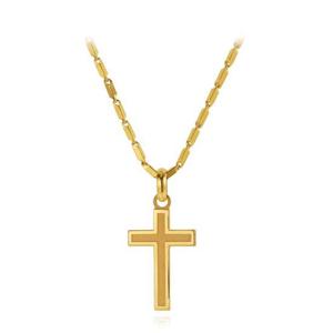 [한국금다이아몬드] 남자 순금 목걸이 스지 십자가 24K 26.25g 18K장식