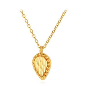 [한국금다이아몬드] 여자 순금 목걸이 물방울 컷팅 24K 3.75g 18K장식