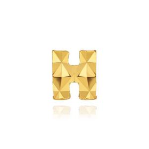 [한국금다이아몬드] 여자 순금 한쪽 미니 귀걸이 H 컷팅 24K 0.375g