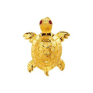 [한국금다이아몬드] 여자 순금 펜던트 행운 바다 거북이 24K 3.75g 팬던트