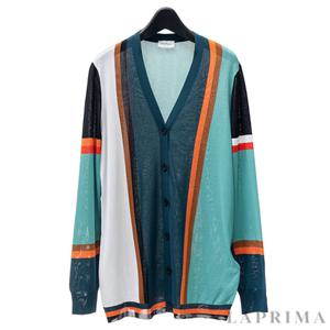 [FERRAGAMO] 페라가모 여성 멀티컬러 블록 가디건 11-D708-TO