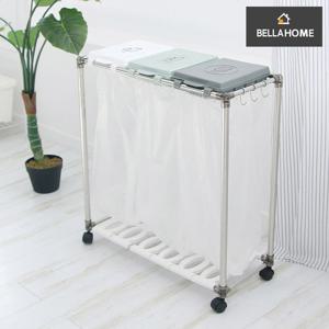 [벨라홈] 네오 재활용 분리수거함 3단(CN8738)