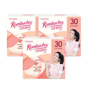 티젠 콤부차 피치 30스틱입X3박스