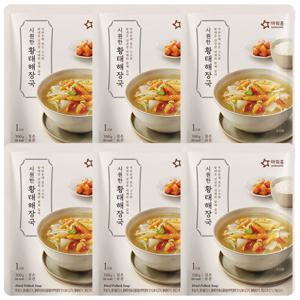 아워홈 시원한 황태해장국 300g 6개