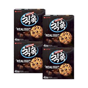 롯데제과 칙촉 오리지널 180g x 4개 / 쿠키 과자