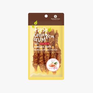 네츄럴코어 콜라겐 미니돌돌 연어 9개입 강아지 간식