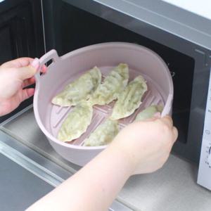 [올리오]실리콘 에어프라이어 원형 용기 그릇 대 21cm 1개