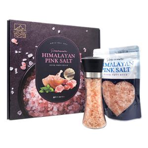 히말라야 핑크솔트 2P 선물세트 소금 180g 추가 증정