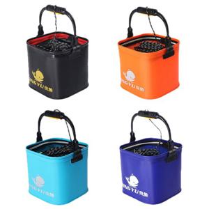 EVA 방수 낚시 살림통 접이식 두레박 밑밥통 낚시용품 24cm