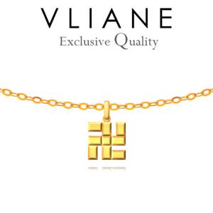 [브리앙] 18K 초콜릿 불심 목걸이 (만자,금목걸이,여자선물)