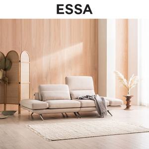 [GS단독][쿠션&상품권증정]에싸 엠마 와이드 3인 리프트기능 리브 패브릭 소파 / 상품권 증정