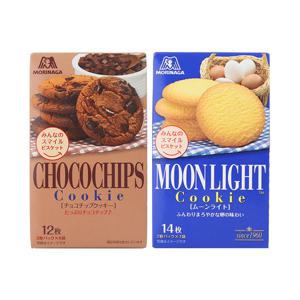 [매크로통상]모리나가 쿠키 2종[초코칩/문라이트]