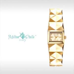 [마션틴트(잡화)][밀튼스텔리] 공식수입 여성 골드 메탈시계 MS-113G