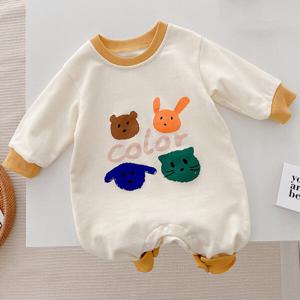 [조이멀티]컬러 동물 페인팅 아동 우주복 204589