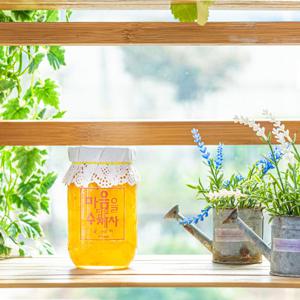 가정용 벌꿀 들어간 수제 유자청 1kg / 수제청 유자청 유자차