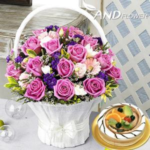 [전국꽃배달]오늘하루만V2.0 +케익[꽃배달 꽃바구니]