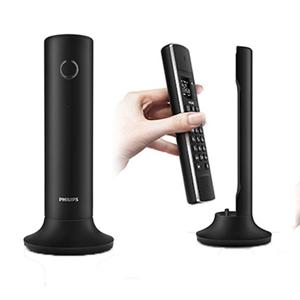 필립스 무선전화기 M450 블랙 발신자표시 스피커폰