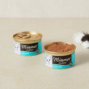 미아모아 파스테이트 송어 캔 85g 고양이 사료