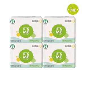 [잇츠미]잇츠미 뉴슬림 순면 생리대 중형 12p x4팩(총 48p)